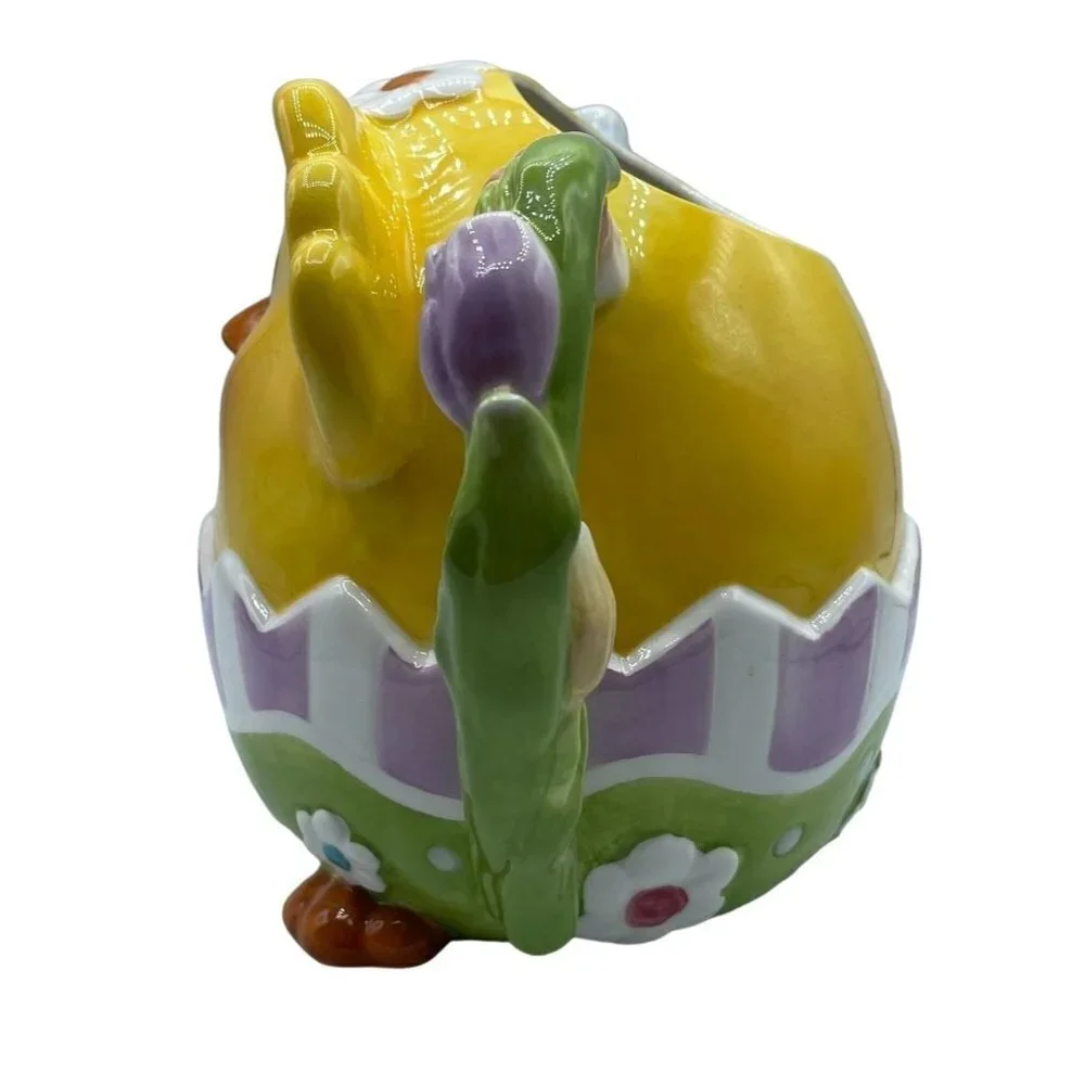 Chang Song Baby Chick Flower Teapot With Handle Easter